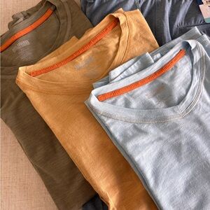 Reel (3) Legends Short Sleeve Tees - Olive, Orange, Light Blue